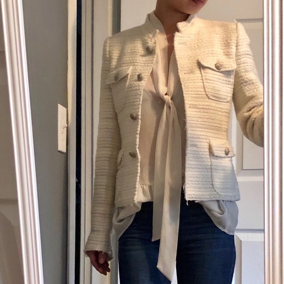 Zara Tops - Zara XS pussy bow tie blouse